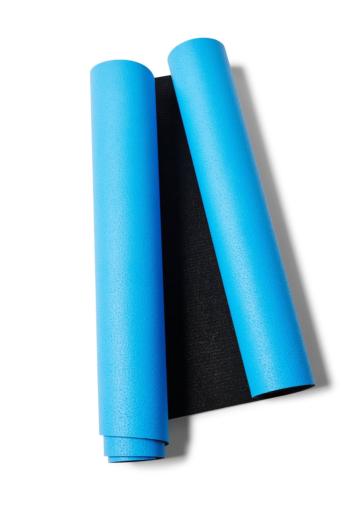 Original partly opened light-blue YOUBYOU yoga mat – Lapis Lazuli edition