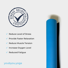 Load image into Gallery viewer, Yoga mat infused with Biocrystal®; a powder of 16 different crystals selected for their strong relaxing effect on Body & Mind.